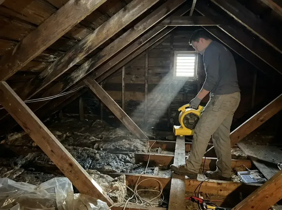 attic-water-damage-drying-proc-007 — frequently asked questions, Emergency Water Extraction & 24/7 Flood Response in Hibbing…